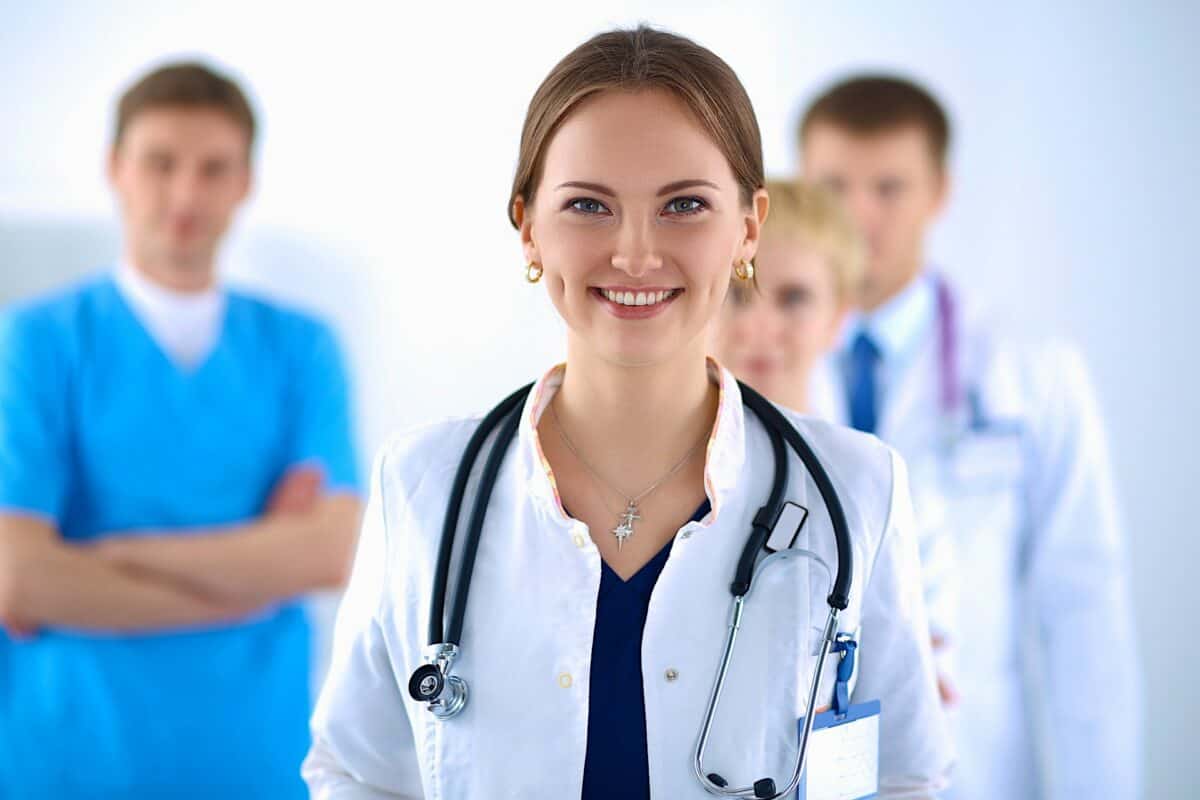 young female doctor